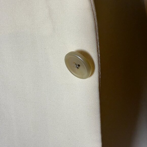 Ralph Ralph Lauren Wool Lycra Blazer Cream Size 44 R - Picture 5 of 12